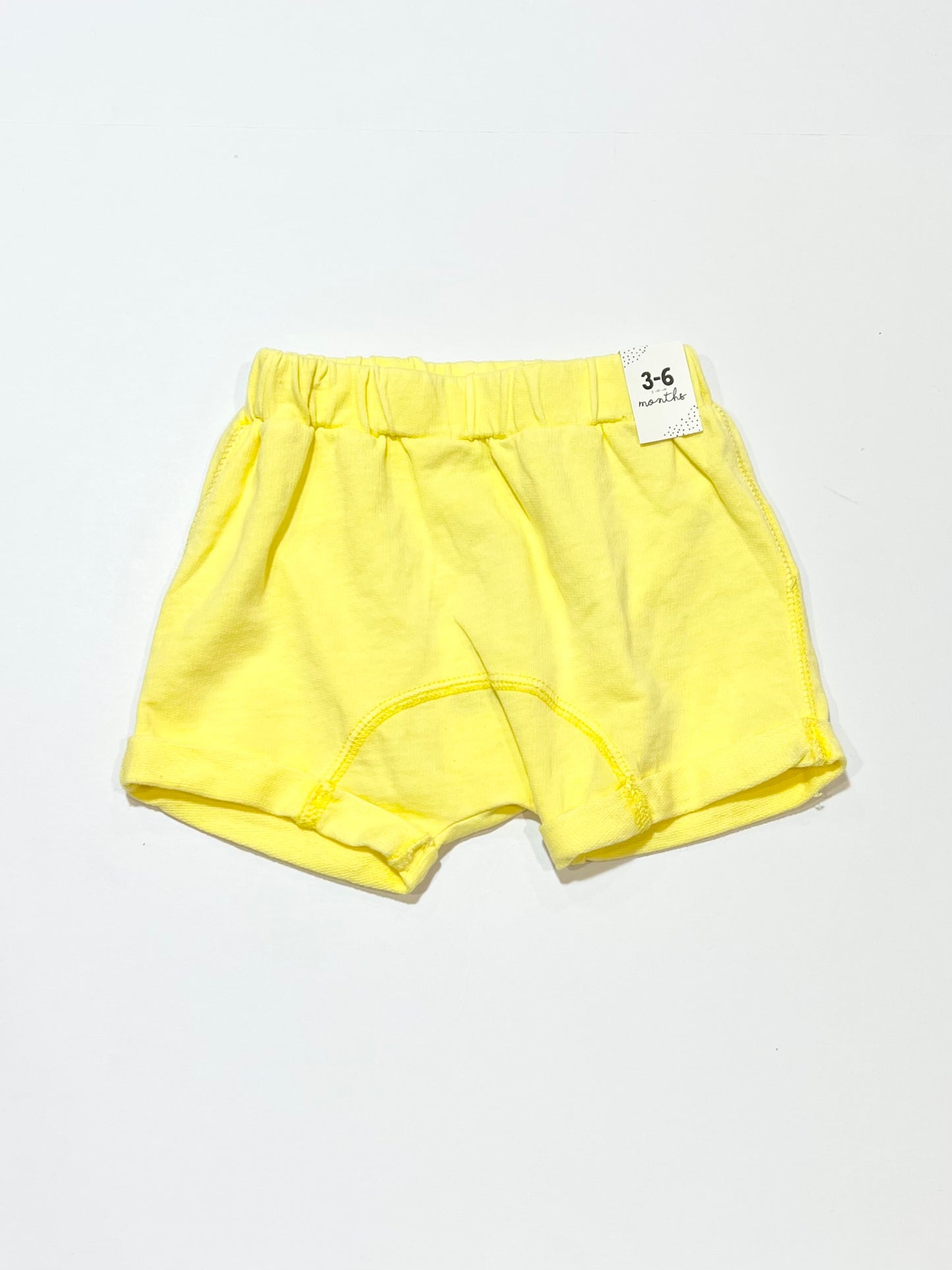 Yellow sweat shorts brand new - Size 00