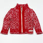 Red knit zip jacket - Size 0