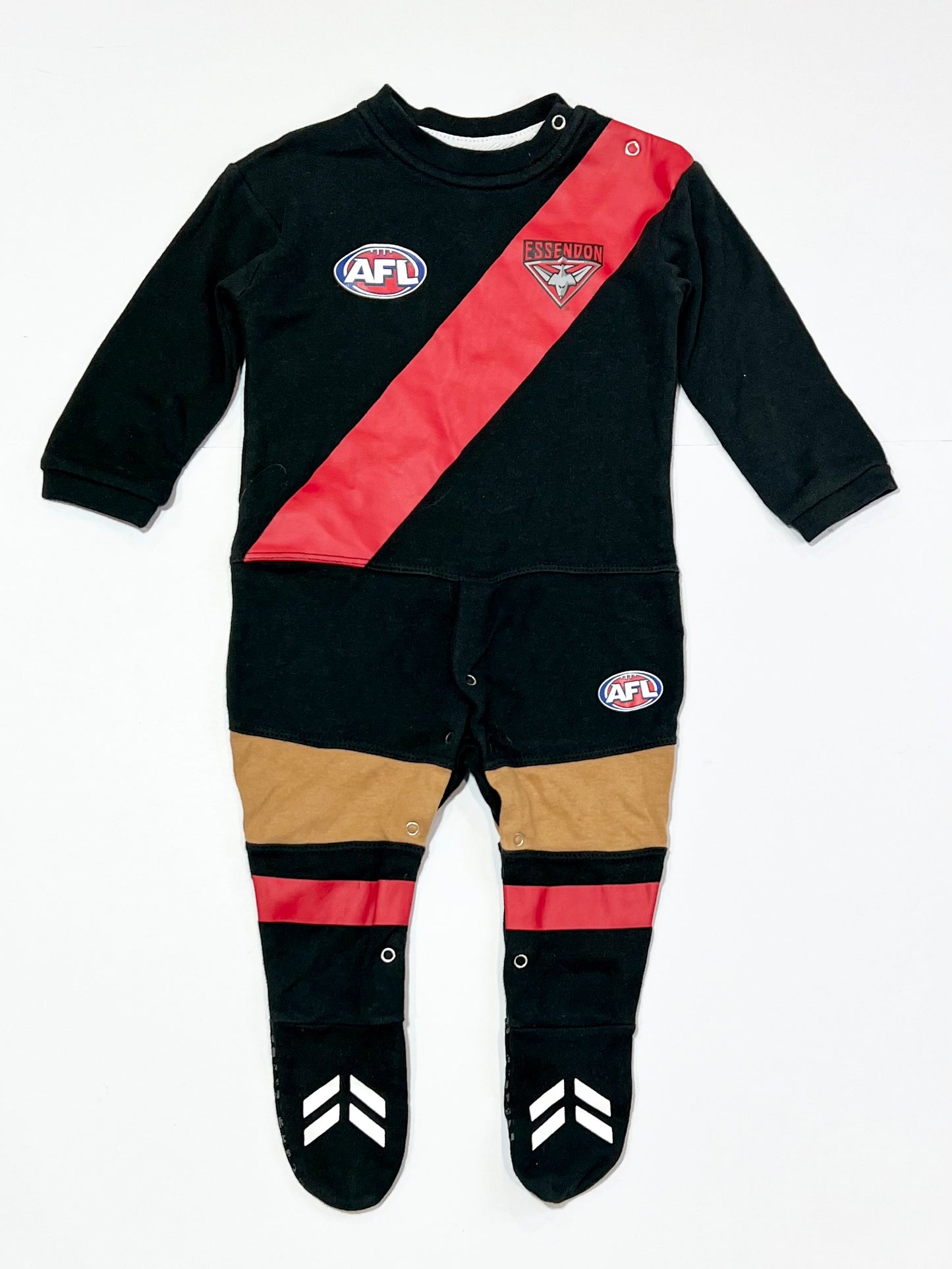 Essendon Bombers onesie - Size 0