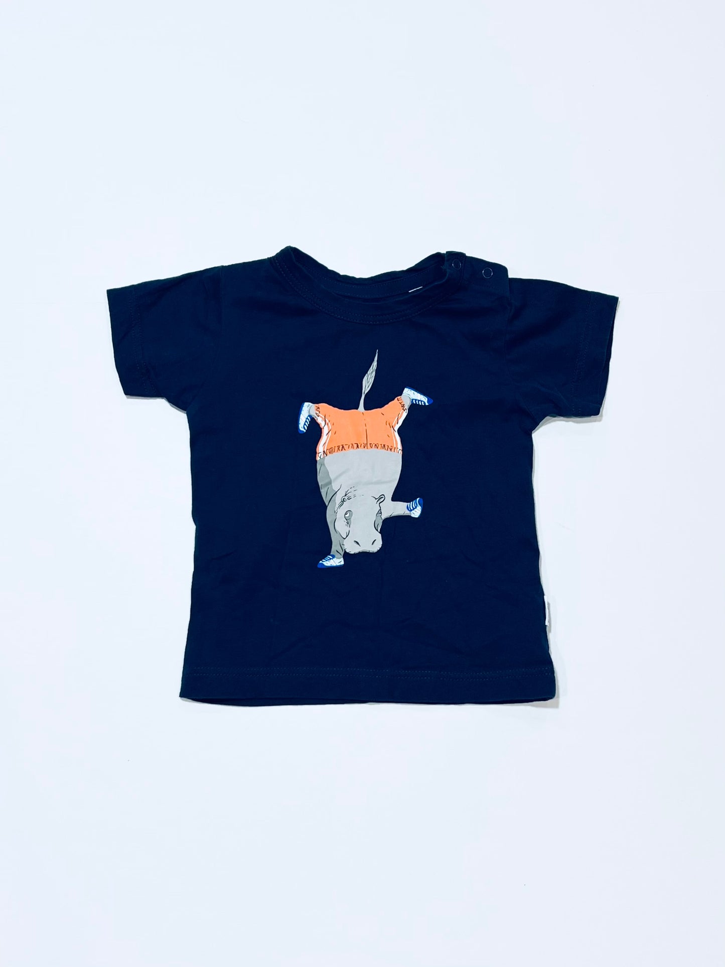 Navy hippo tee - Size 00