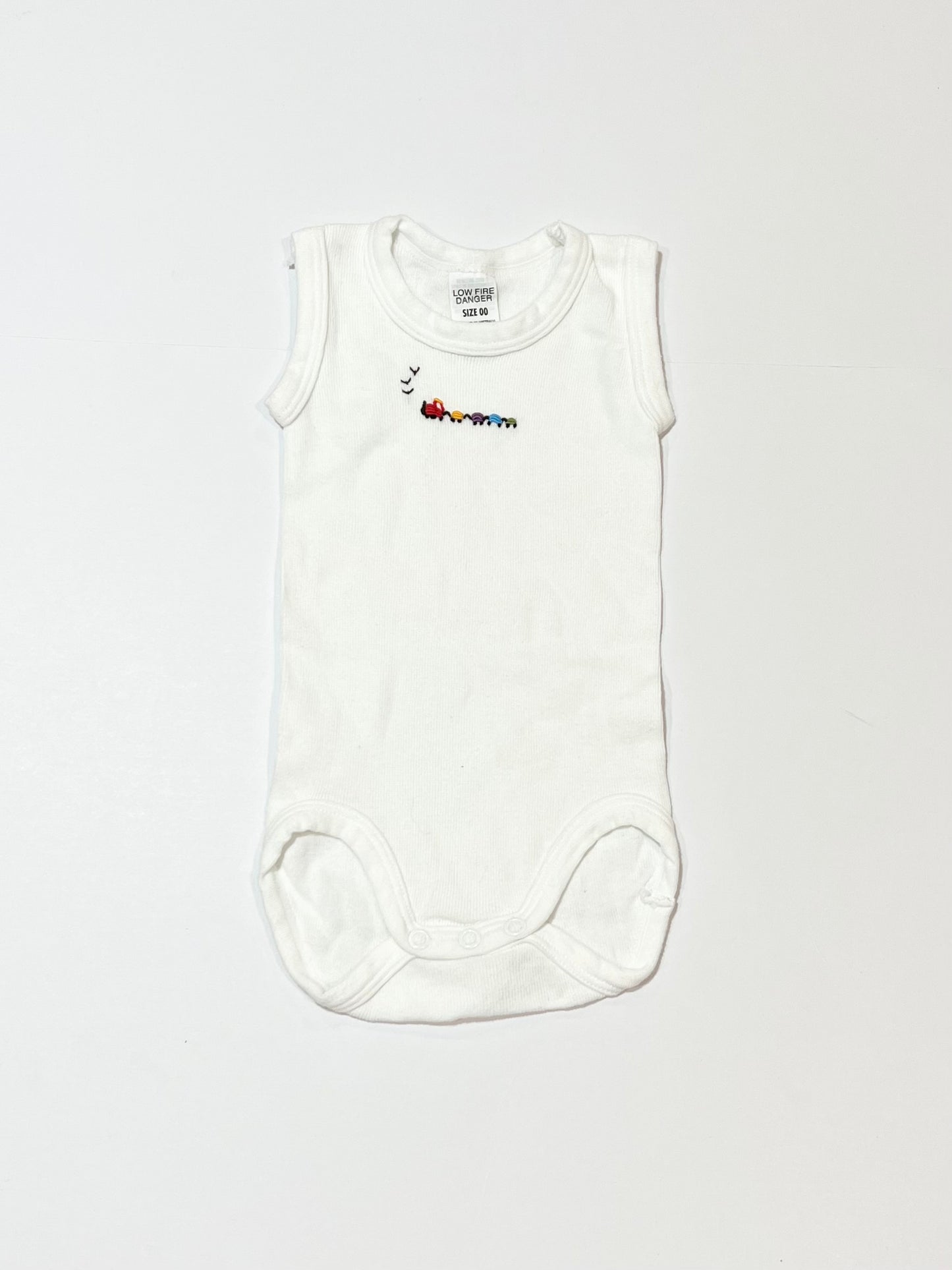 Hand embroidered bodysuit - Size 00