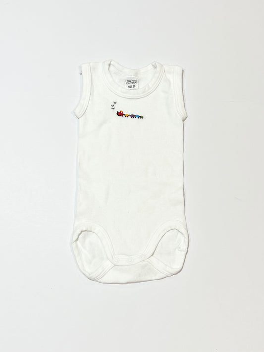 Hand embroidered bodysuit - Size 00