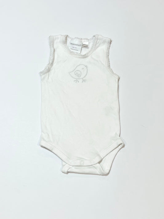 White chick bodysuit - Size 00