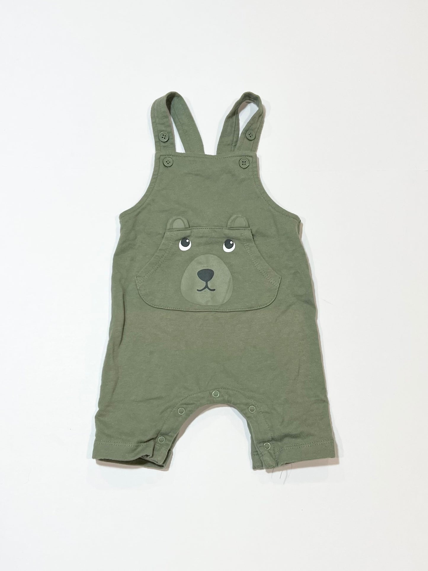Soft green overalls - Size 00
