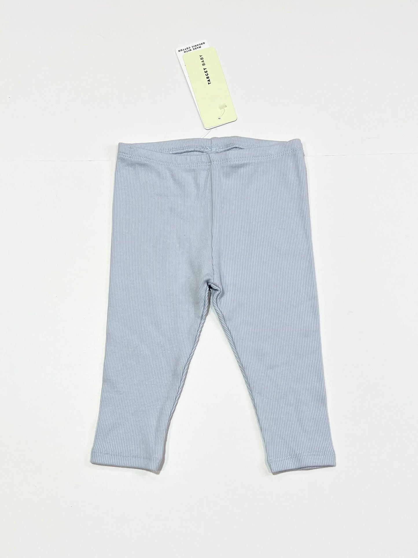 Blue ribbed leggings brand new - Size 0
