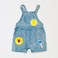 Denim applique overalls - Size 00