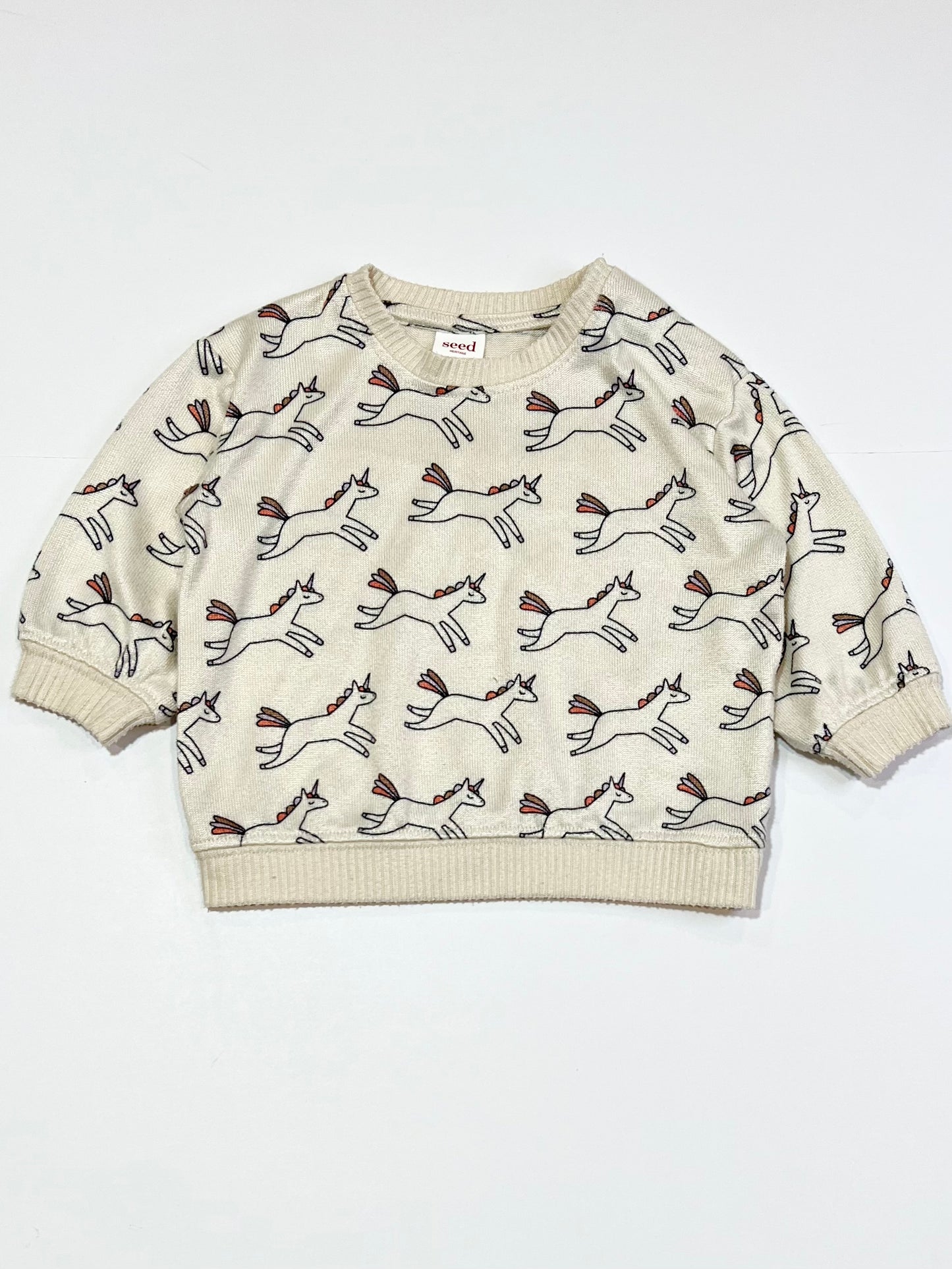 Unicorns jumper - Size 6-12 months