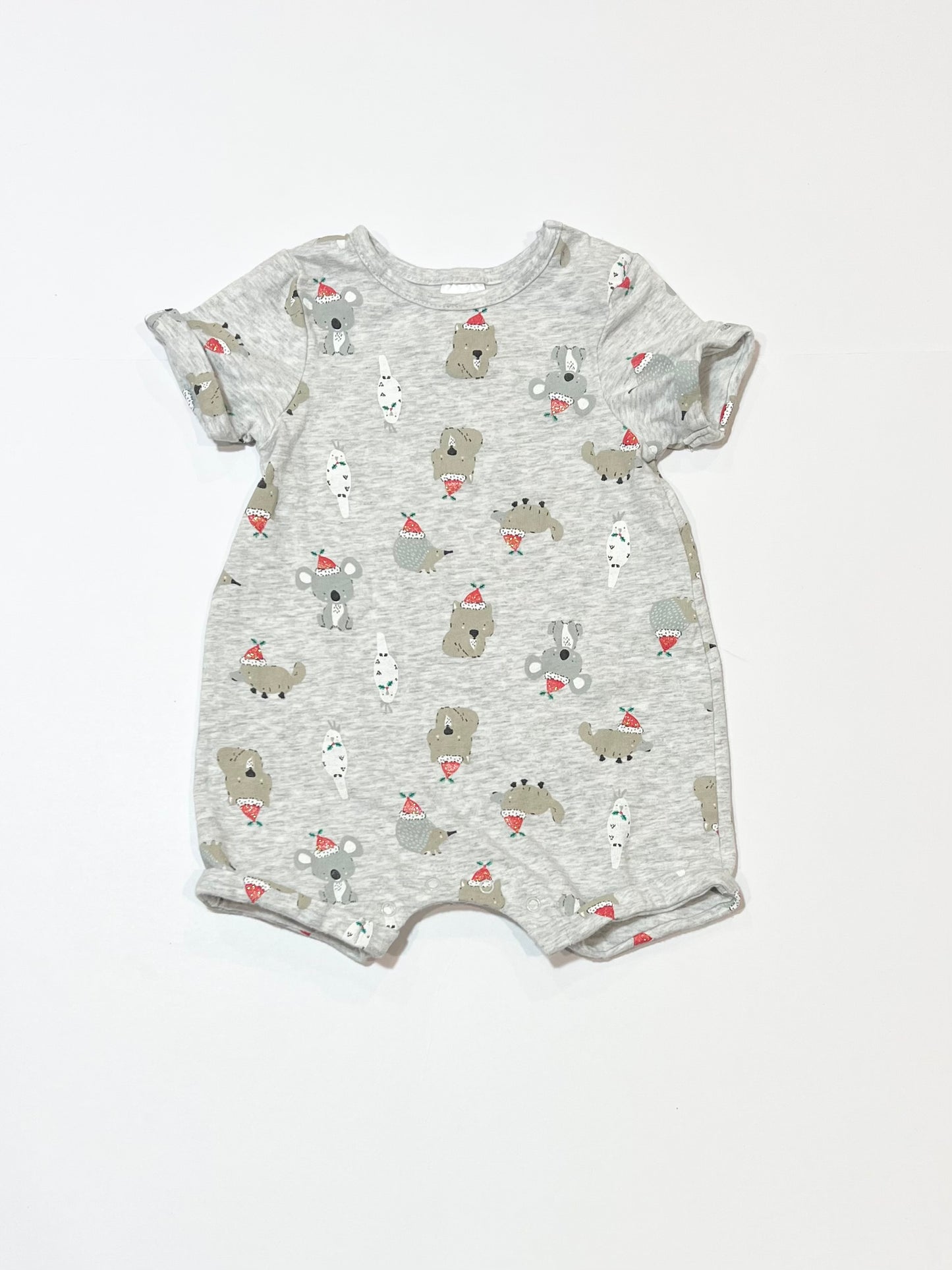 Christmas animals romper - Size 00