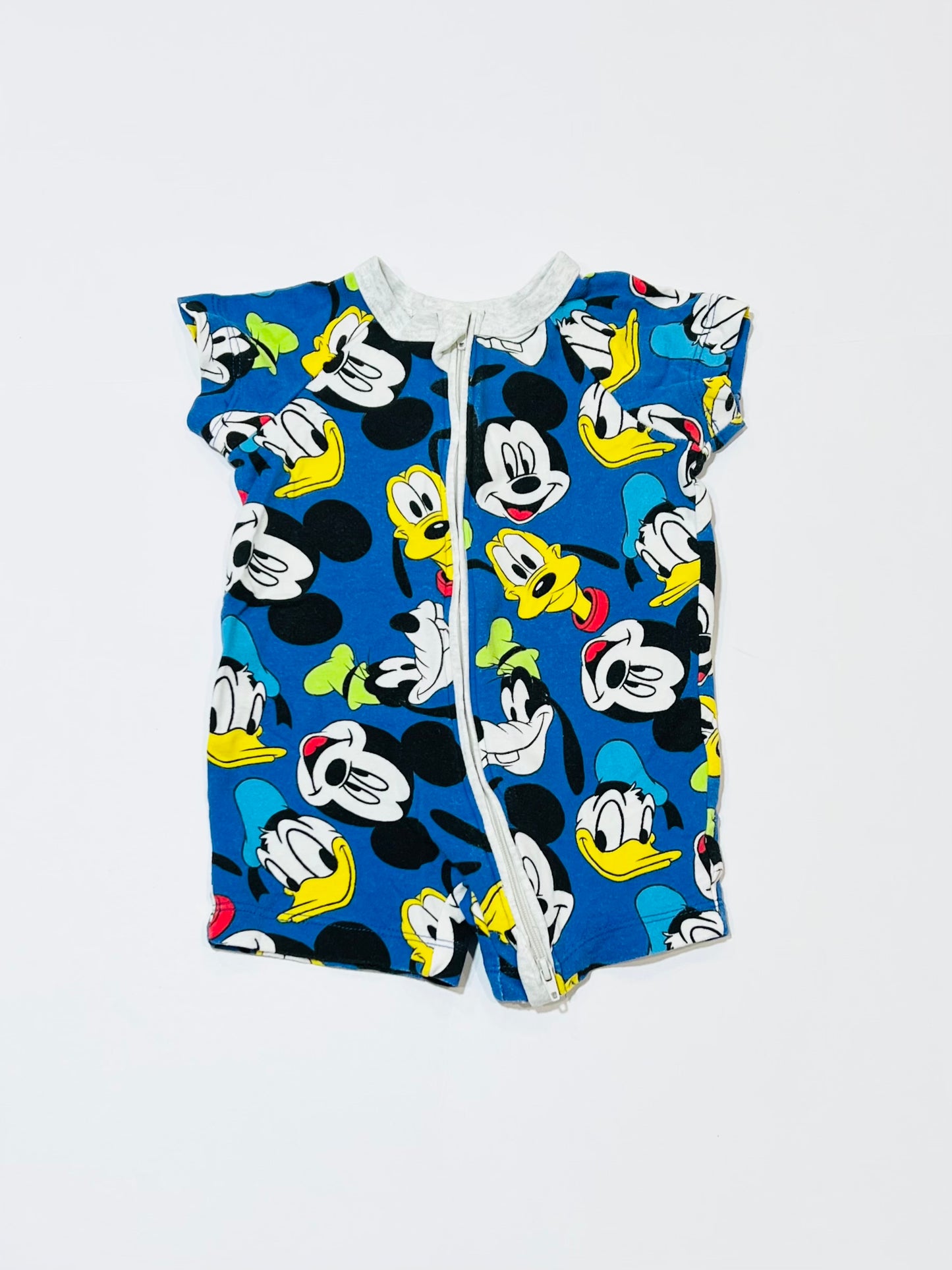 Mickey Mouse zip romper - Size 00