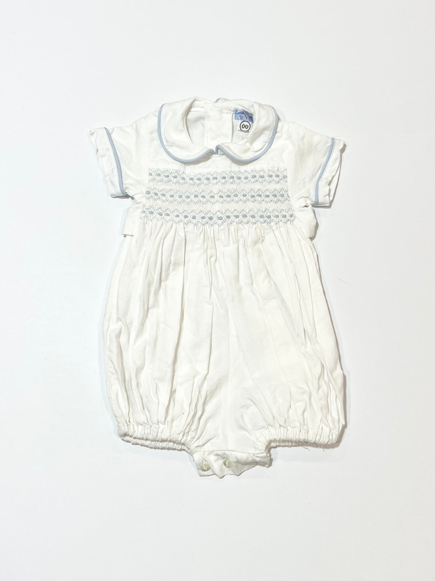 Smocked romper - Size 00