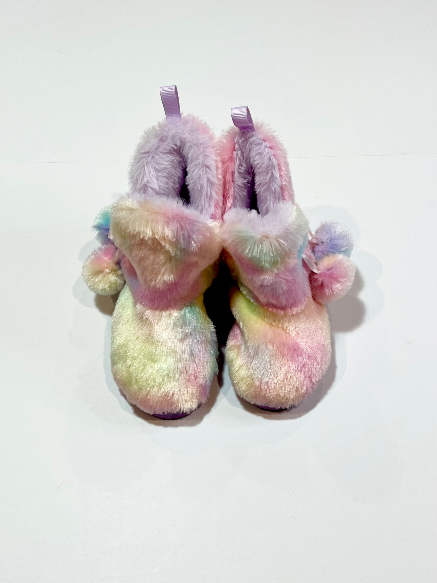 Fleecy rainbow boots - Size 7