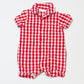 Checkered romper - Size 00