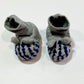 Grey booties - Size 0-6 months