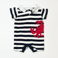 Striped crab romper - Size 00