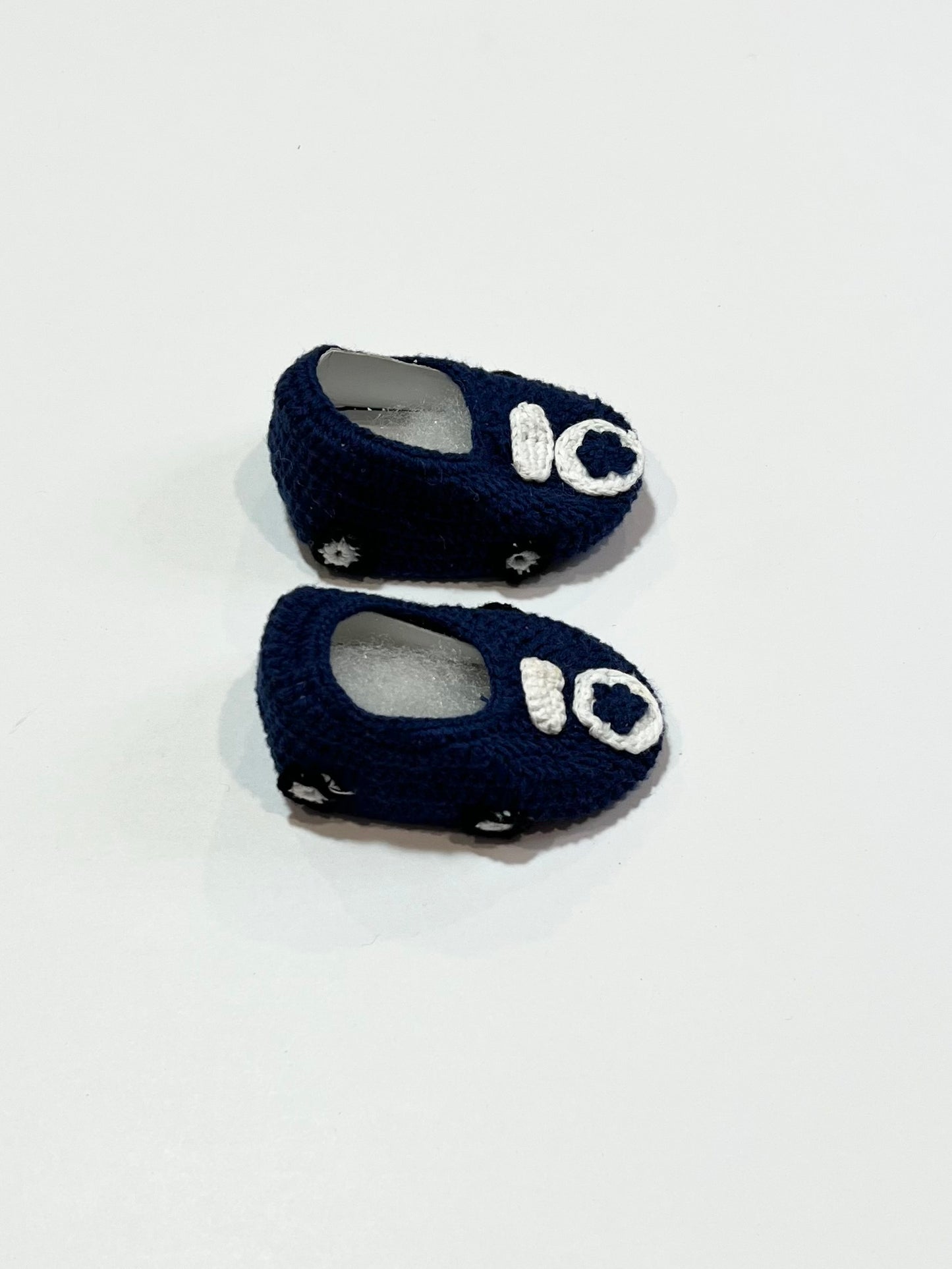 Race car booties brand new - Size 0-6 months