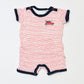Striped car romper - Size 00