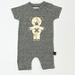 Grey bear romper - Size 00