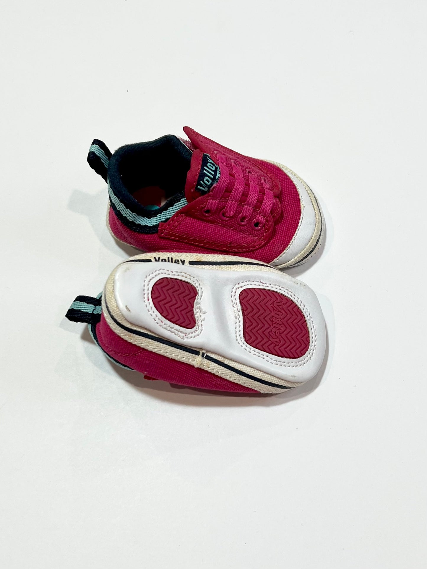 Pink soft pram shoes - Size 4