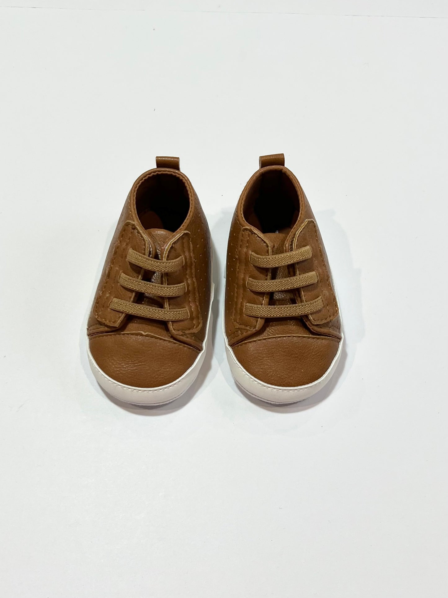 Tan pram shoes - Size 4