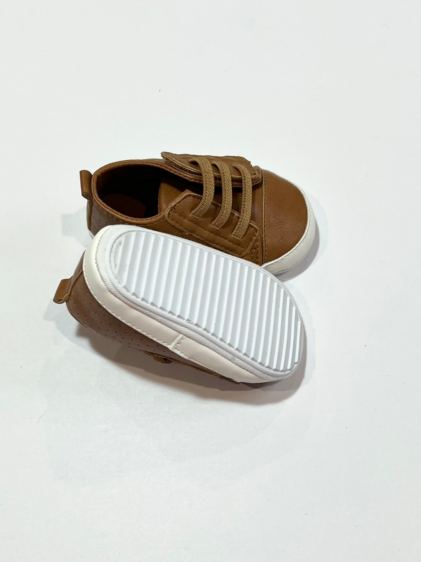 Tan pram shoes - Size 4