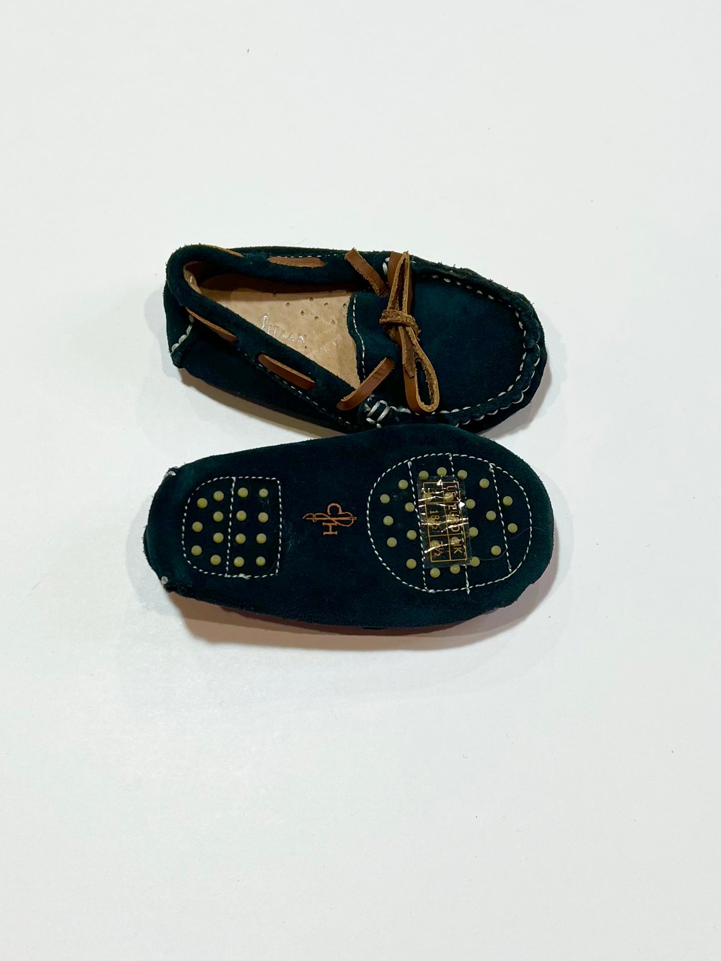 Navy mini moccasins - Size US3