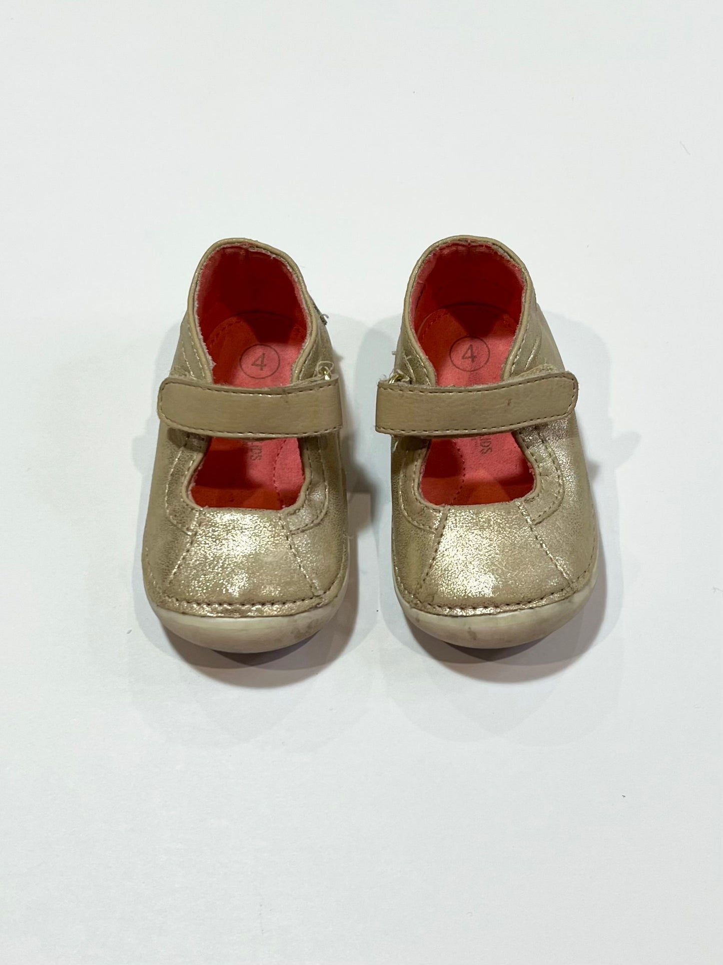 Gold Mary-Jane shoes - Size 4