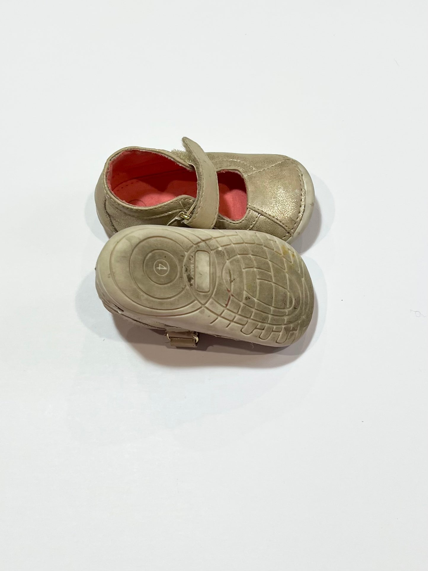 Gold Mary-Jane shoes - Size 4