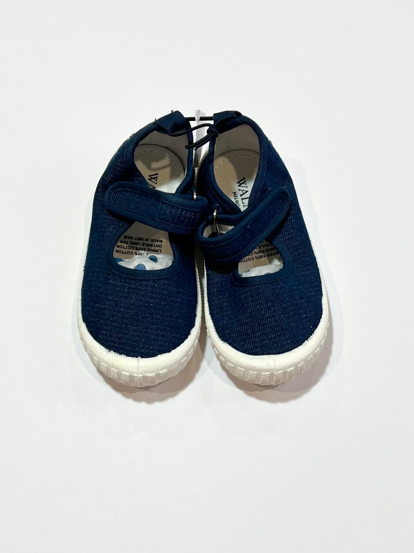Blue canvas shoes brand new - Size EU26