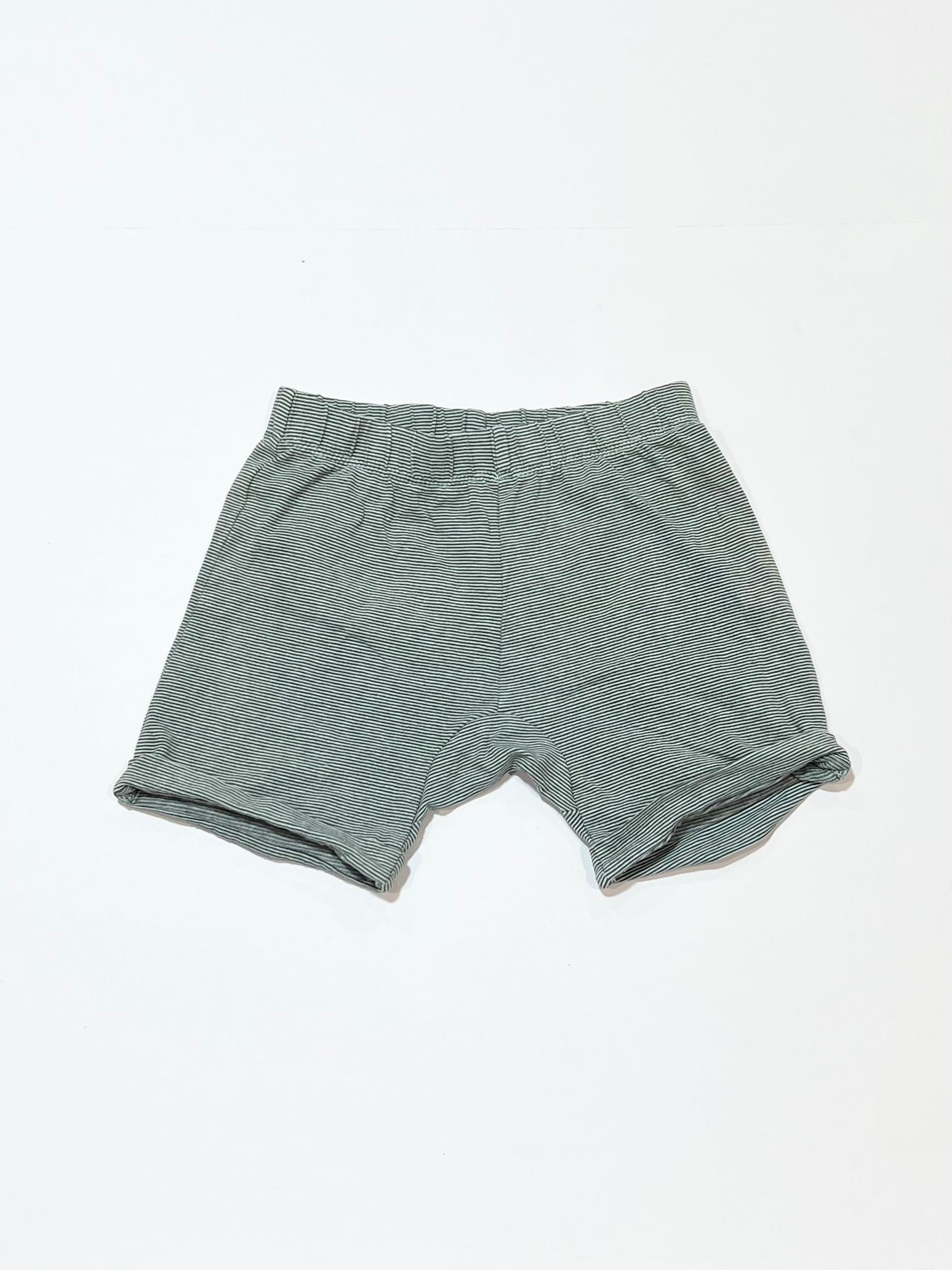 Striped jersey shorts - Size 0