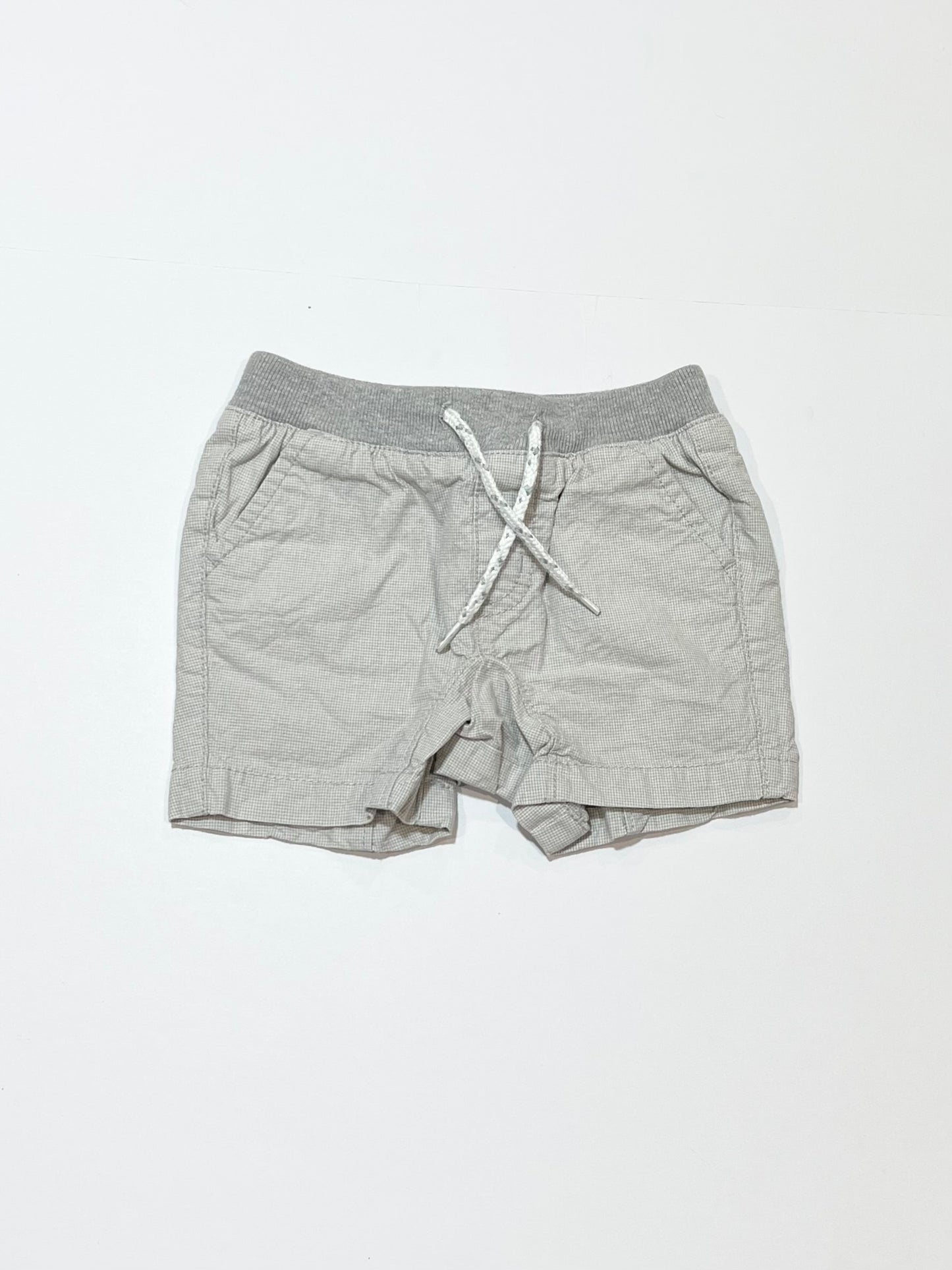 Grey cotton shorts - Size 0