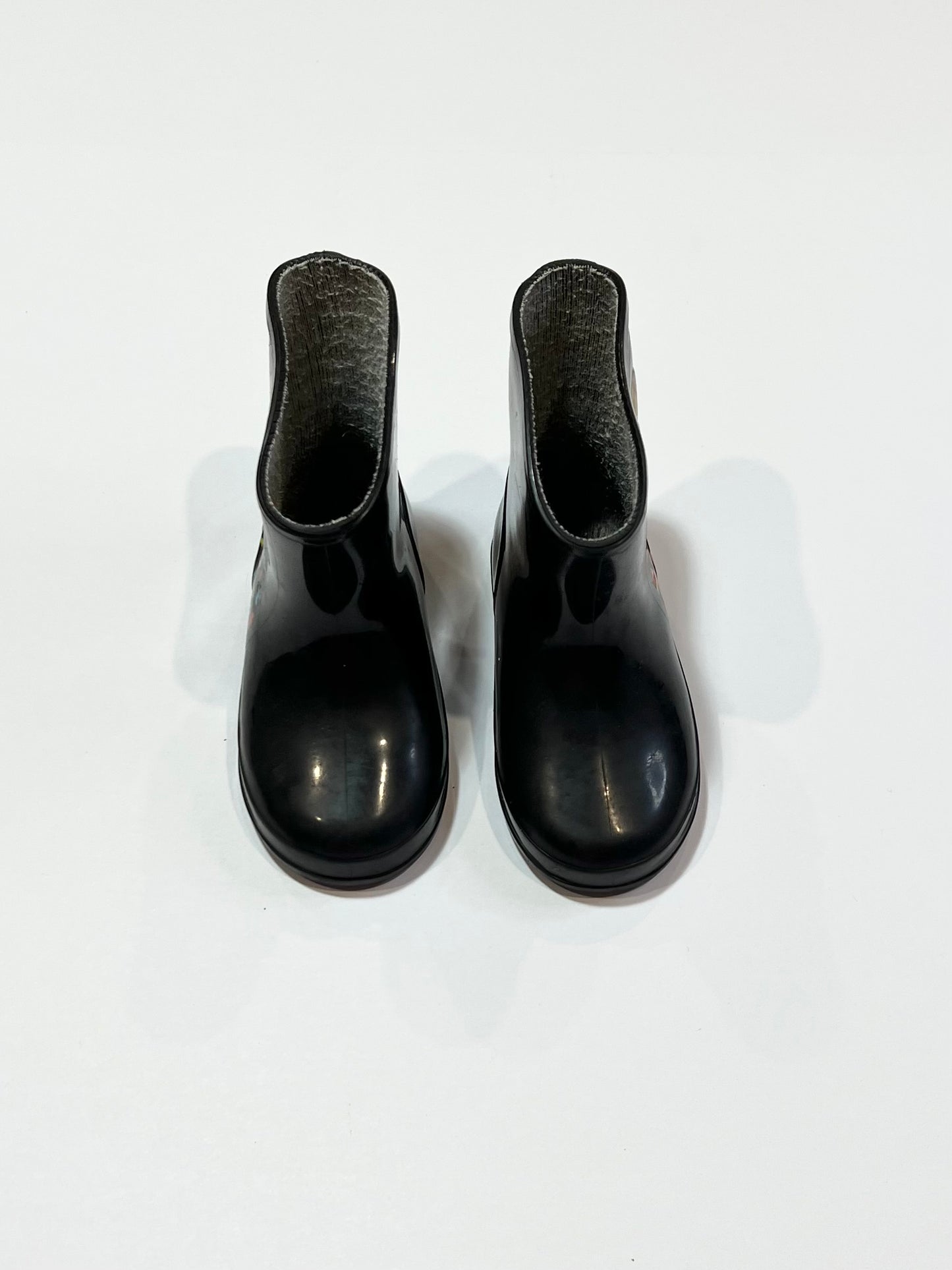 Black gumboots - Size 4