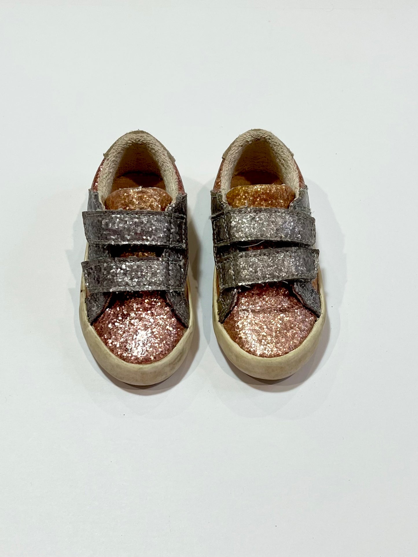 Glitter velcro shoes - Size EU21
