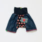Denim patch shorts - Size 6-15 months