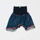 Denim patch shorts - Size 6-15 months
