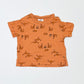 Orange kangaroo tee - Size 0