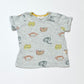 Grey animals tee - Size 0