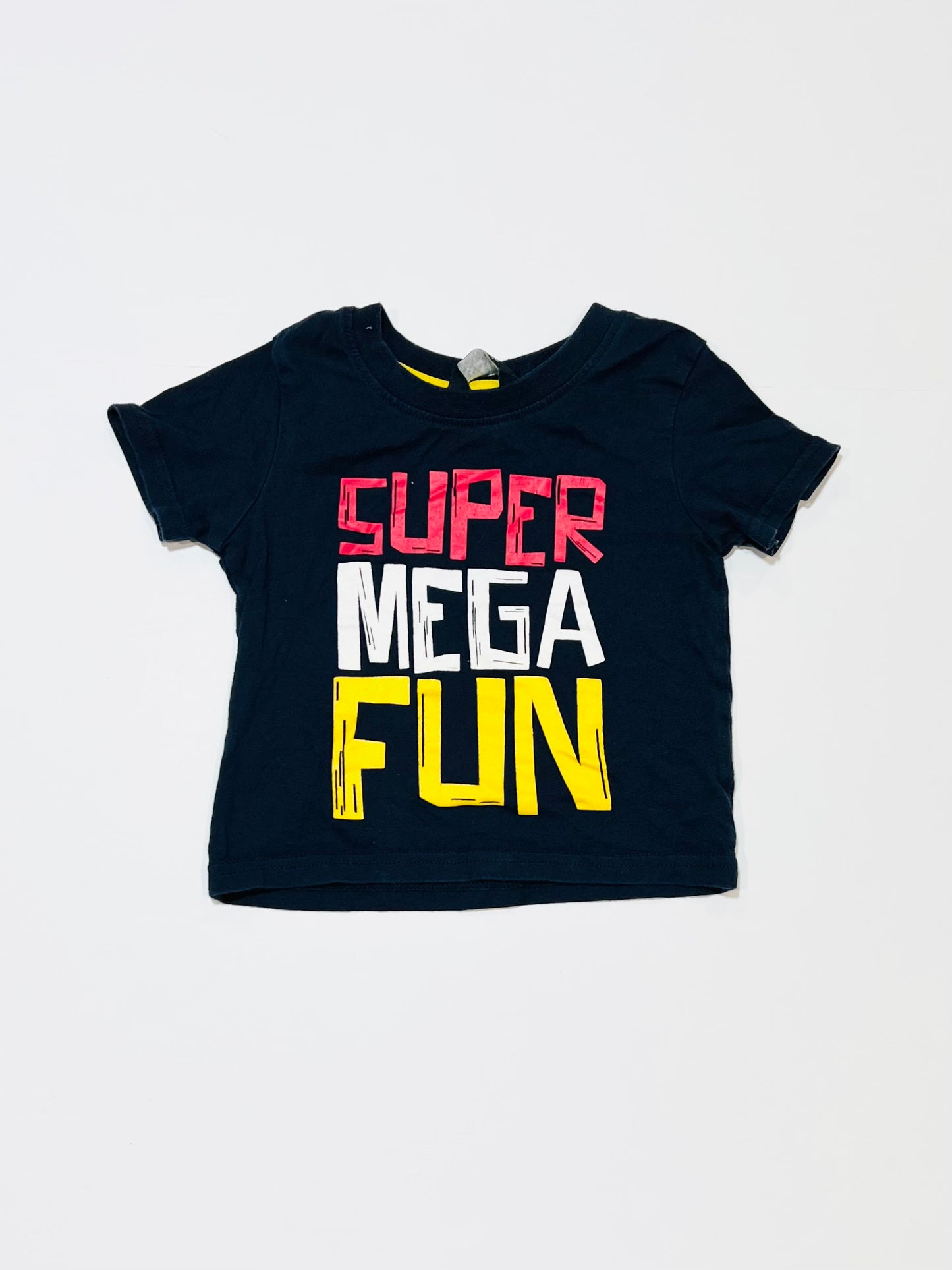 Navy tee - Size 9-12 months