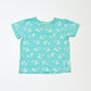 Green turtle tee - Size 0