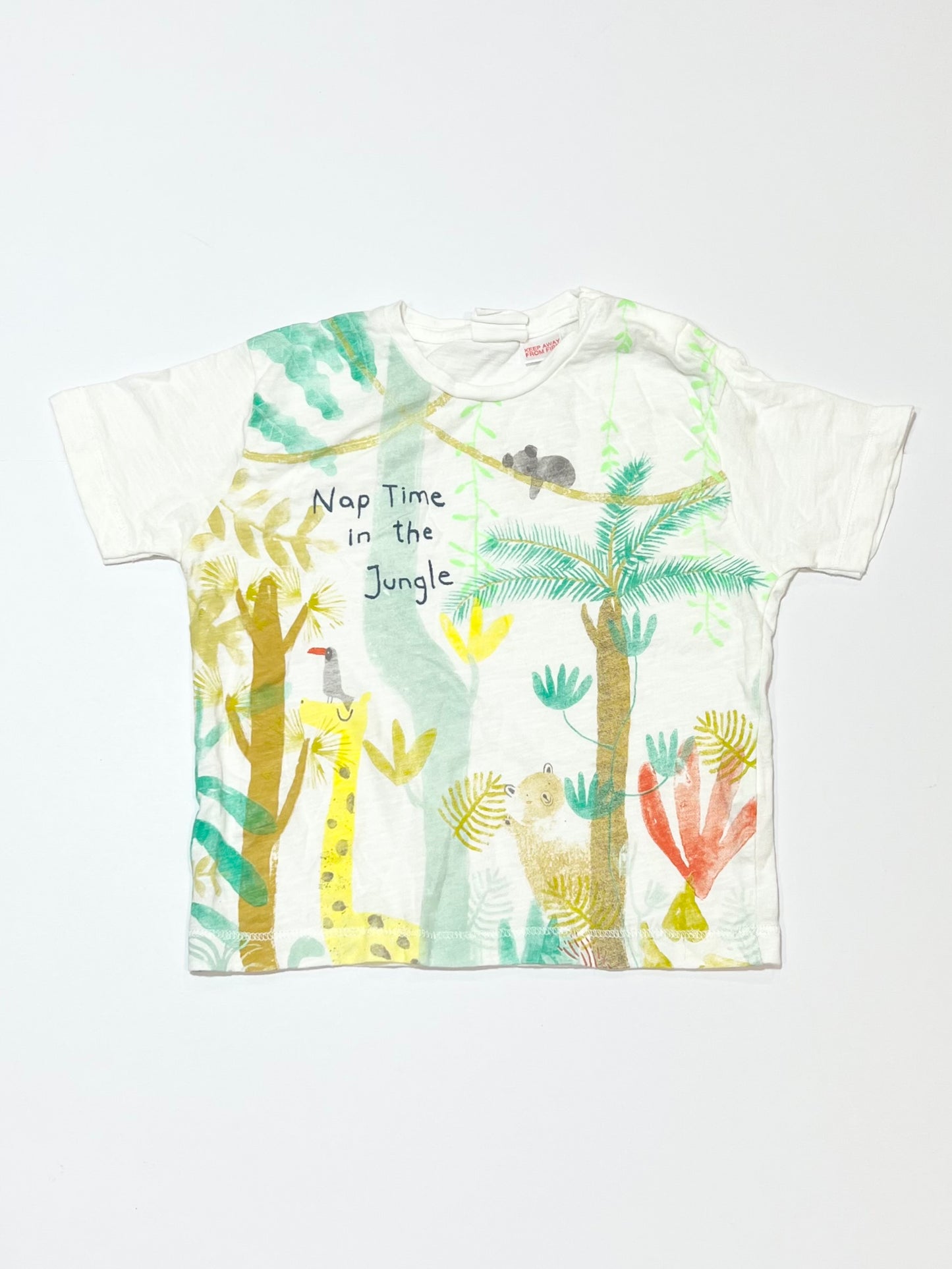Jungle tee - Size 9-12 months