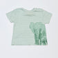 Striped elephant tee - Size 9-12 months
