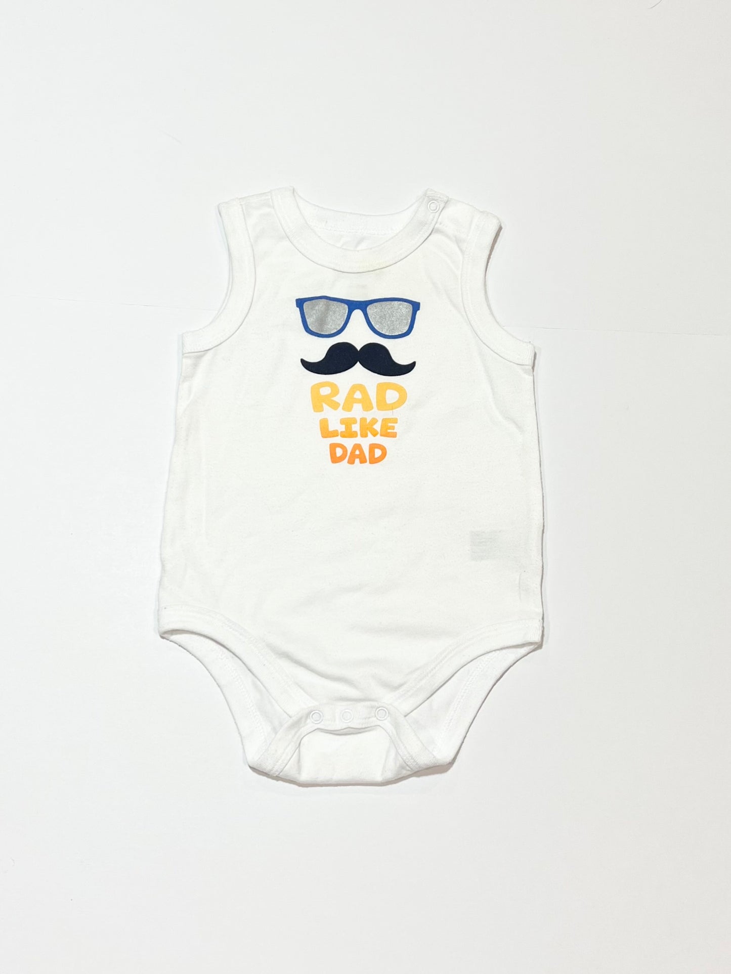Rad like dad bodysuit - Size 6-9 months