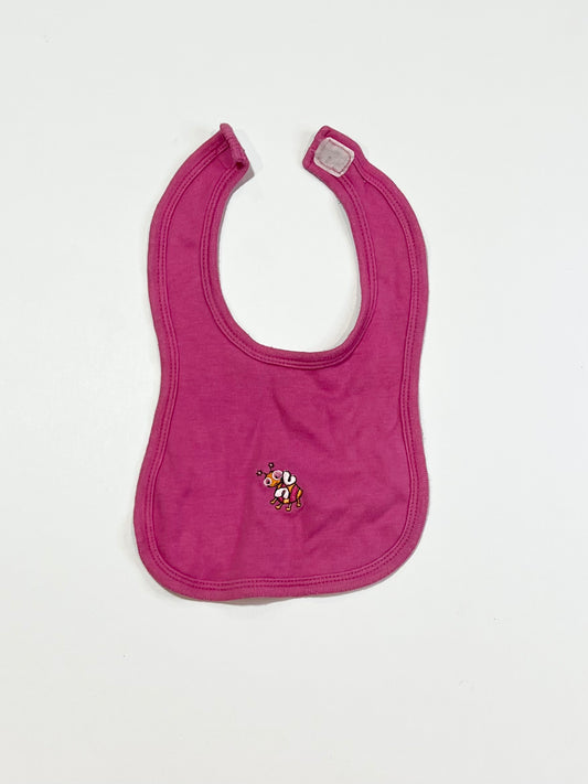 Pink bee bib - One size