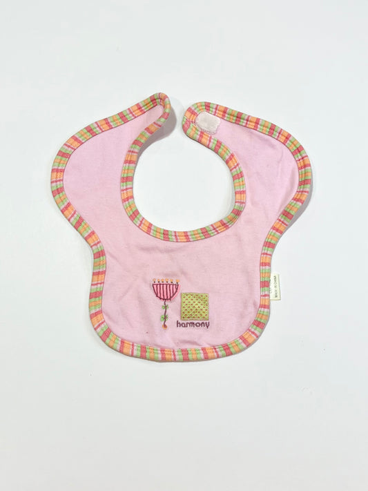 Pink harmony bib - One size