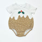 Christmas pudding bodysuit - Size 0