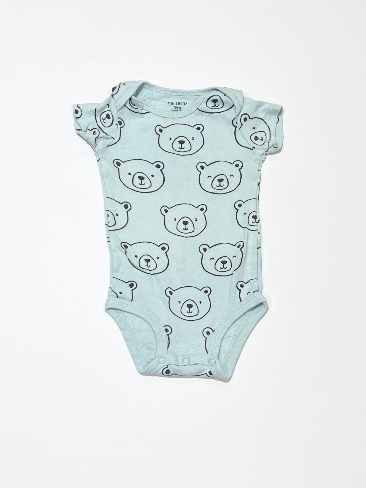 Blue bear bodysuit - Size 6-9 months