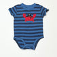 Striped crab bodysuit - Size 9-12 months
