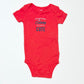 Red crabby bodysuit - Size 9-12 months
