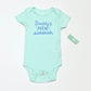 Green bodysuit brand new - Size 6-9 months