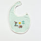Striped animals bib - One size