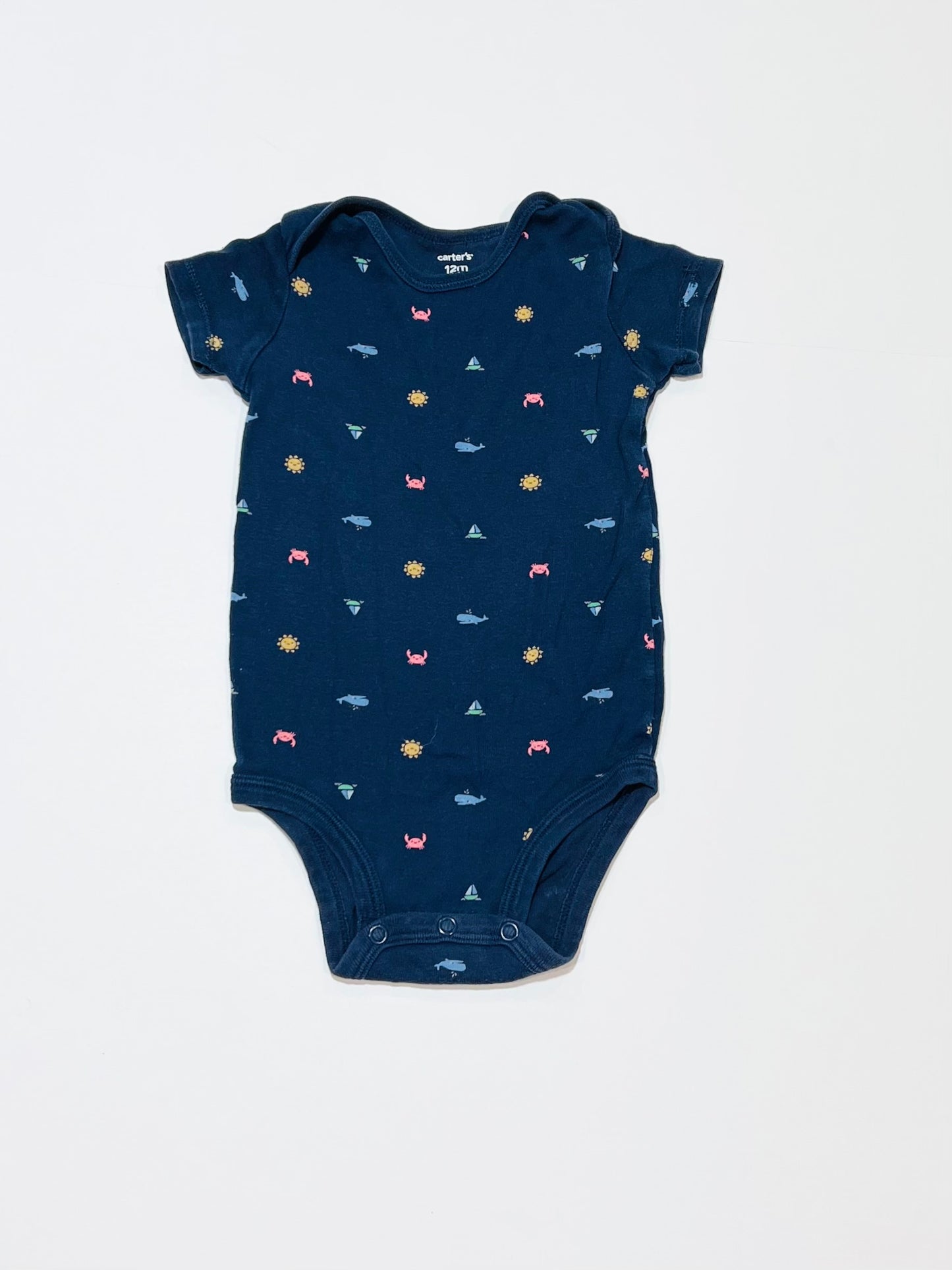 Navy bodysuit - Size 9-12 months